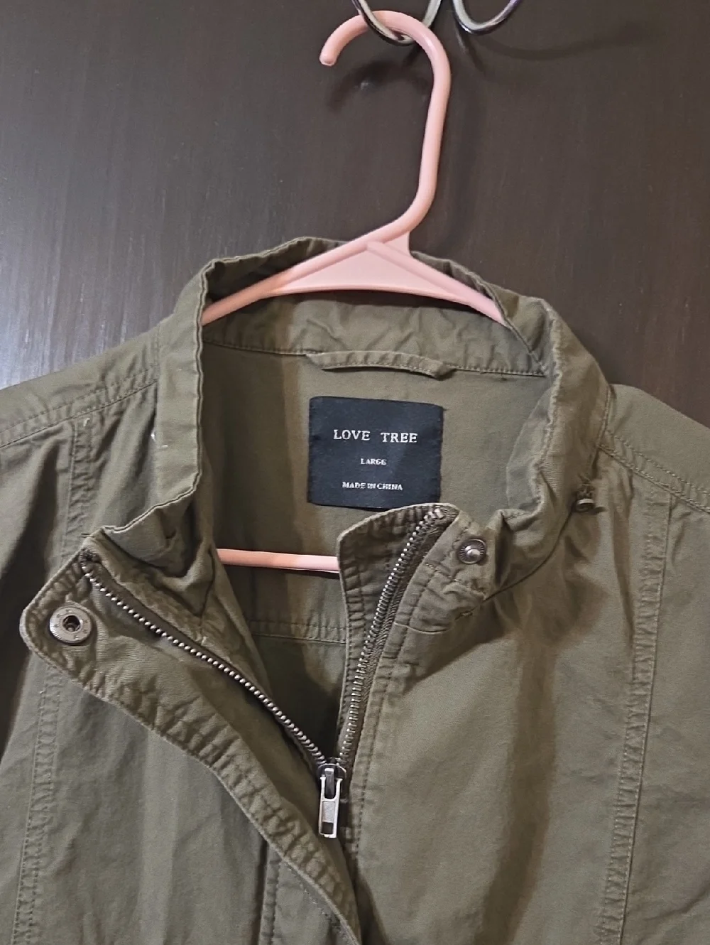Love Tree Armym jacket size Large - Picture 2 of 5